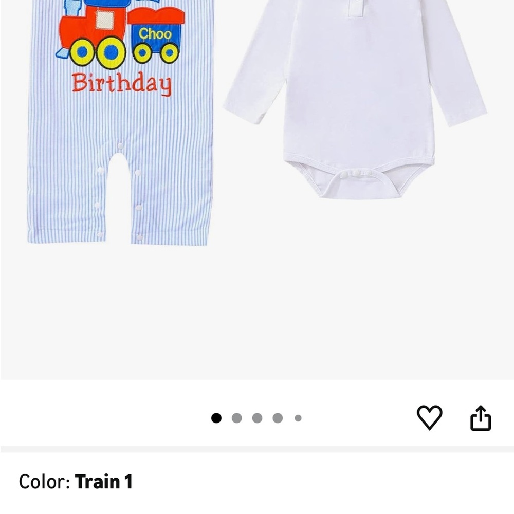 Amazon Kids One Piece Set - Blue and White